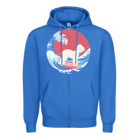 True Royal bedlington terrier t  shirt bedlington terrier gifts   ocean waves sur Zipper Hoodie - linhVisuals