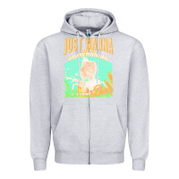 Heather Grey pommeranian t  shirt dog owner, just wanna pet my pommeranian & drink Zipper Hoodie - linhVisuals