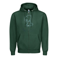 Sports Green s.n.o.o.p.y stars Zipper Hoodie - linhVisuals