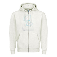 Oatmeal Heather s.n.o.o.p.y stars Zipper Hoodie - linhVisuals