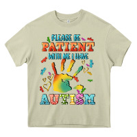 Please Be Patient With Me I Have Autism Heavy Core Tee | Teevron