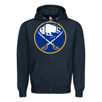 Navy the-buffalo-sabres-pen Zipper Hoodie - linhVisuals