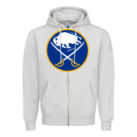 Dove Grey the-buffalo-sabres-pen Zipper Hoodie - linhVisuals