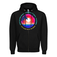 Black san elijo state beach t  shirt san elijo state beach, encinitas, calif Zipper Hoodie - linhVisuals