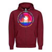 Burgundy san elijo state beach t  shirt san elijo state beach, encinitas, calif Zipper Hoodie - linhVisuals