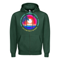 Sports Green san elijo state beach t  shirt san elijo state beach, encinitas, calif Zipper Hoodie - linhVisuals