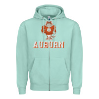 Seafoam auburn tigers 02 Zipper Hoodie - linhVisuals