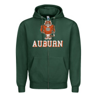 Sports Green auburn tigers 02 Zipper Hoodie - linhVisuals