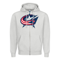 Dove Grey the-columbus-blue-jackets-pen Zipper Hoodie - linhVisuals