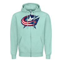 Seafoam the-columbus-blue-jackets-pen Zipper Hoodie - linhVisuals