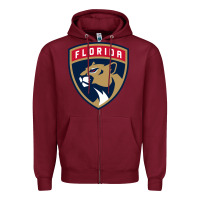 Burgundy the-florida-panthers-pen Zipper Hoodie - linhVisuals