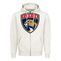 Oatmeal Heather the-florida-panthers-pen Zipper Hoodie - linhVisuals