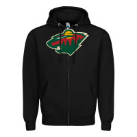 Black the-minnesota-wild-pen Zipper Hoodie - linhVisuals