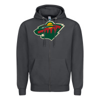 Smoke the-minnesota-wild-pen Zipper Hoodie - linhVisuals
