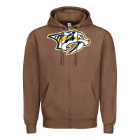 Chestnut the-nashville-predators-pen Zipper Hoodie - linhVisuals