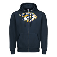 Navy the-nashville-predators-pen Zipper Hoodie - linhVisuals