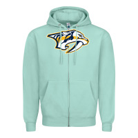 Seafoam the-nashville-predators-pen Zipper Hoodie - linhVisuals