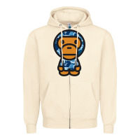 Sandshell baby milo bape camo Zipper Hoodie - linhVisuals