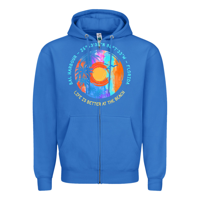 Bal Harbour T  Shirt Bal Harbour, Miami  Dade County, Florida T  Shirt Zipper Hoodie by linhVisuals | Teevron