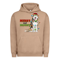 Pigment Burro Merry And Bright Husky Urban Hoodie - RanaPortraitStore