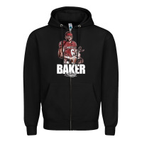 Black baker mayfield [tb] Zipper Hoodie - linhVisuals