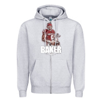 Heather Grey baker mayfield [tb] Zipper Hoodie - linhVisuals