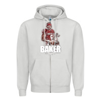 Dove Grey baker mayfield [tb] Zipper Hoodie - linhVisuals