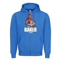 True Royal baker mayfield [tb] Zipper Hoodie - linhVisuals