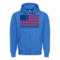 True Royal back to back world war champs back [tw] Zipper Hoodie - linhVisuals