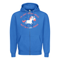 True Royal i'm a little horse Zipper Hoodie - linhVisuals