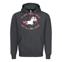 Smoke i'm a little horse Zipper Hoodie - linhVisuals