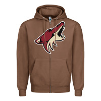 Chestnut the-coyotes-of-arizona-sporst Zipper Hoodie - linhVisuals