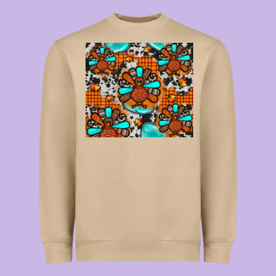 Turkey Heavyweight Sweatshirt Designed By Jahusdesignshop