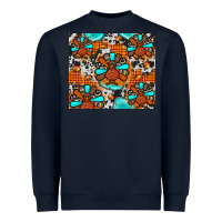 Navy turkey Heavyweight Sweatshirt - JahusDesignShop