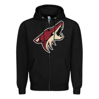 Black the-coyotes-of-arizona-sporst Zipper Hoodie - linhVisuals