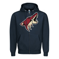 Navy the-coyotes-of-arizona-sporst Zipper Hoodie - linhVisuals