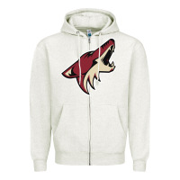 Oatmeal Heather the-coyotes-of-arizona-sporst Zipper Hoodie - linhVisuals