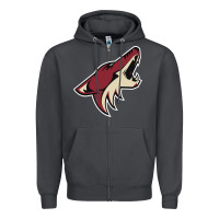 Smoke the-coyotes-of-arizona-sporst Zipper Hoodie - linhVisuals