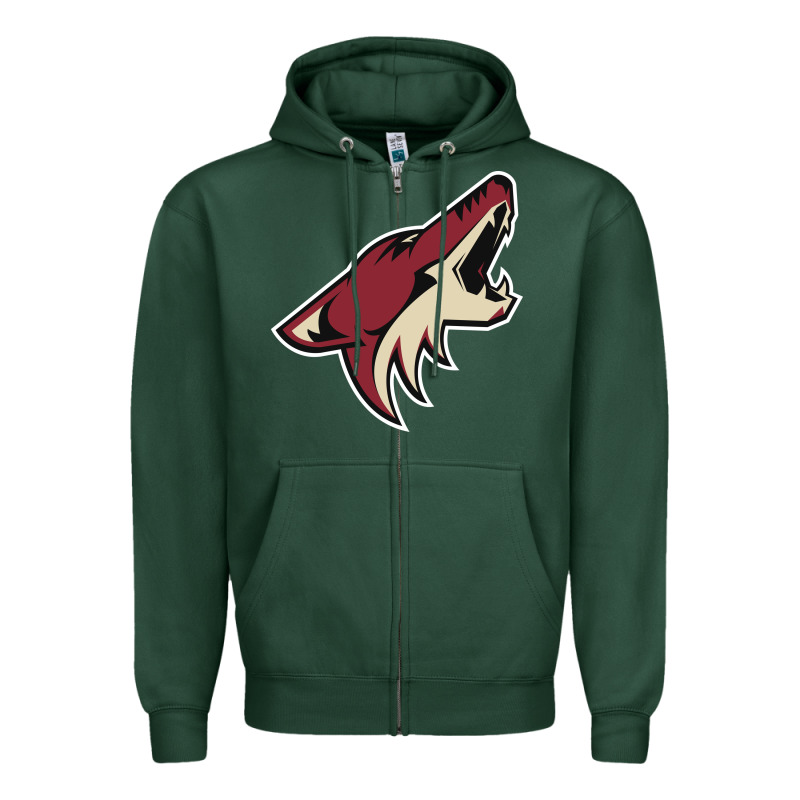 The-coyotes-of-arizona-sporst Zipper Hoodie by linhVisuals | Teevron