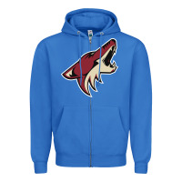 True Royal the-coyotes-of-arizona-sporst Zipper Hoodie - linhVisuals