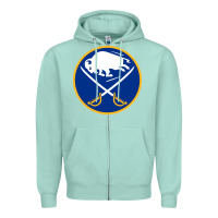 Seafoam the-sabres-buffalo-sports Zipper Hoodie - linhVisuals