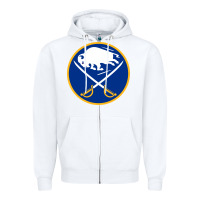 White the-sabres-buffalo-sports Zipper Hoodie - linhVisuals