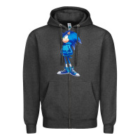 Charcoal Heather Söniĉ Kids Zipper Hoodie - linhVisuals