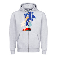 Heather Grey Söniĉ Kids Zipper Hoodie - linhVisuals