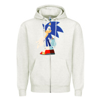 Oatmeal Heather Söniĉ Kids Zipper Hoodie - linhVisuals
