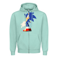 Seafoam Söniĉ Kids Zipper Hoodie - linhVisuals