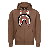 Chestnut bape shark [tb] Zipper Hoodie - linhVisuals