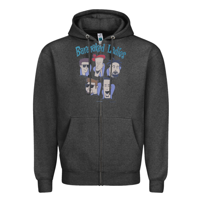 Barenaked Ladies Vintage 1993 Cartoon Zipper Hoodie by linhVisuals | Teevron