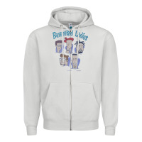 Dove Grey barenaked ladies vintage 1993 cartoon Zipper Hoodie - linhVisuals