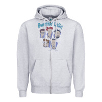 Heather Grey barenaked ladies vintage 1993 cartoon Zipper Hoodie - linhVisuals